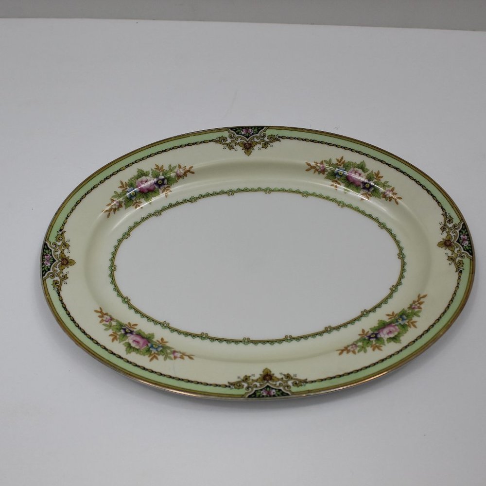 Meito China Made in Japan Hand Painted Platter